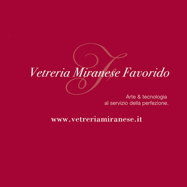 Progettazione logo e immagine coordinata Vetreria Miranese Favorido