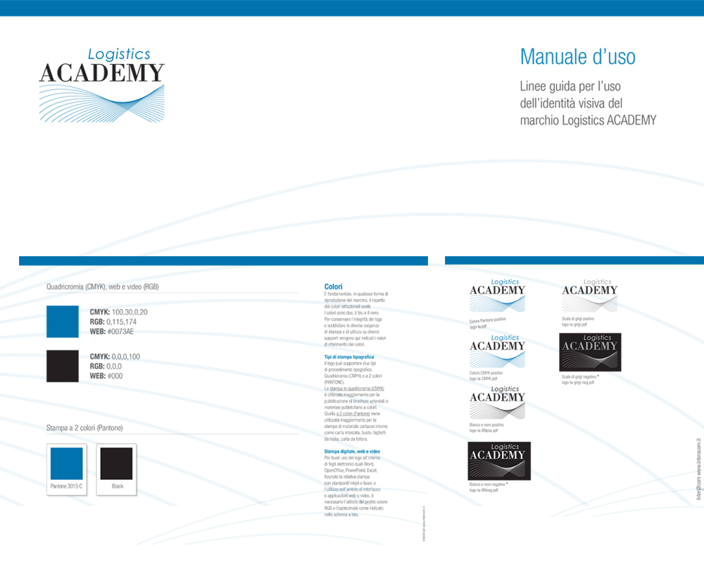 Logo e immagine coordinata per Logistics Academy