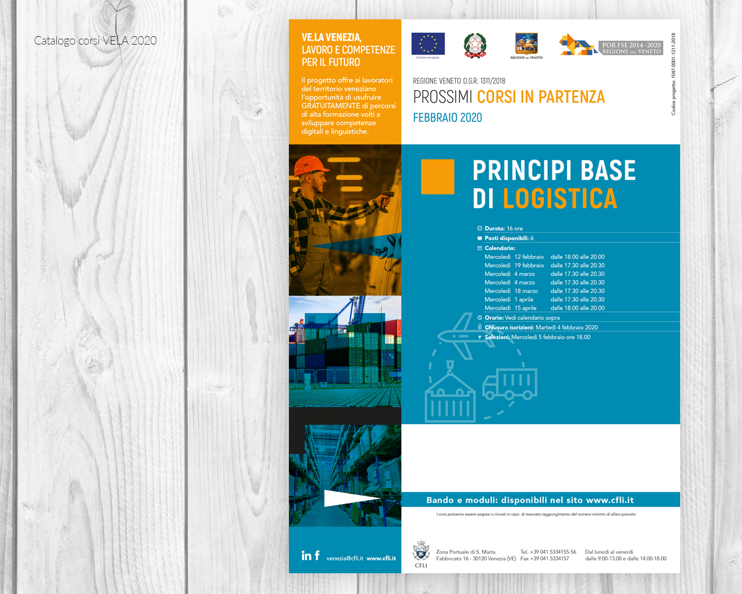 Graphic design corsi VELA di CFLI 2020