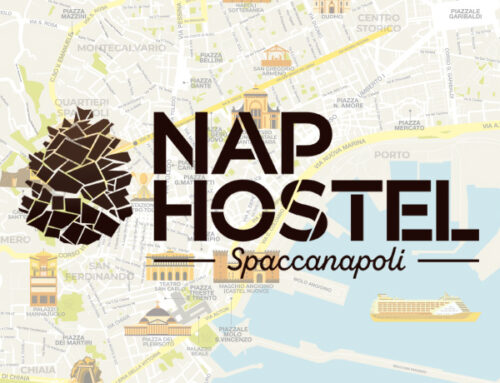 Mappa di Napoli turistica e del Territorio della Costiera Amalfitana per Nap Hostel