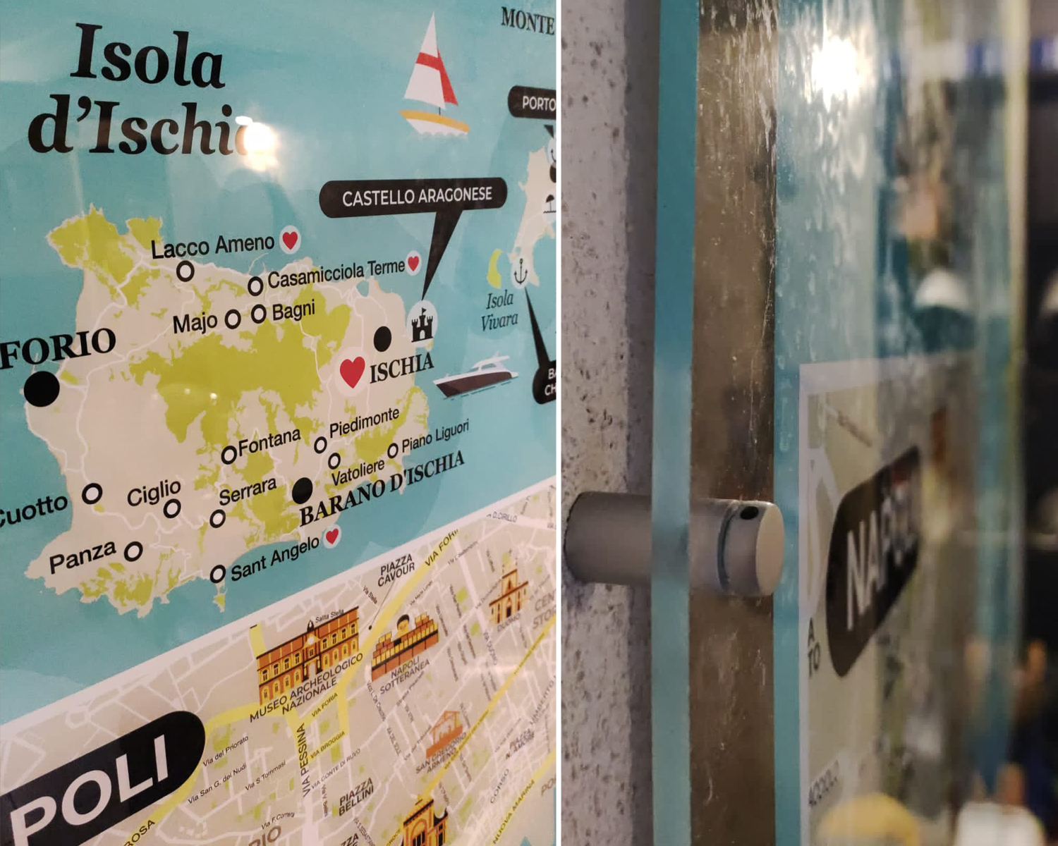 Mappa di Napoli, Costiera Amalfitana, Nap Hostel Spaccanapoli